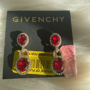 Givenchy Vintage Red Earrings
